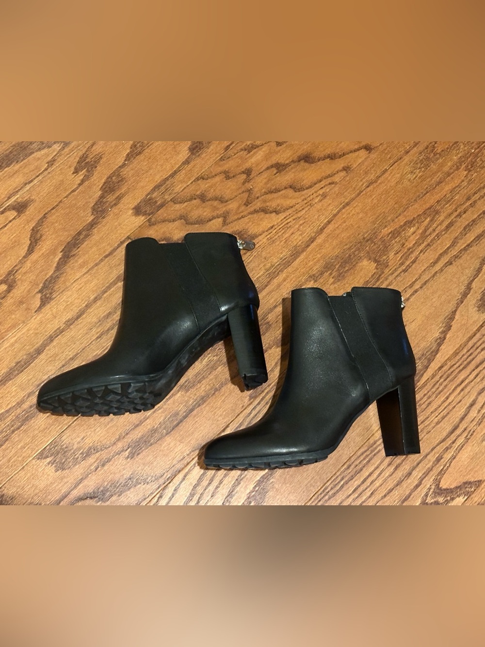 New W/O Tags, Adrienne Vittadini Black Booties, Size 9.5